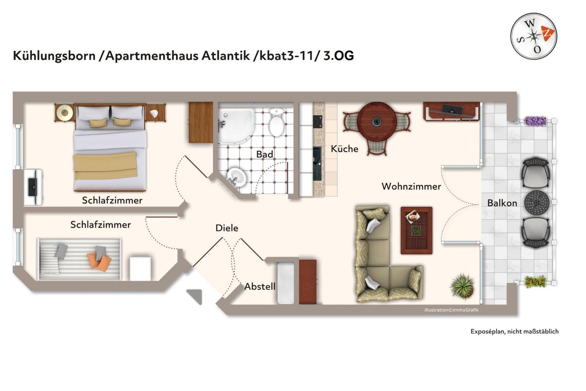Ostseebad Kühlungsborn Apartmenthaus Atlantik Apartmenthaus Atlantik 311 מראה חיצוני תמונה